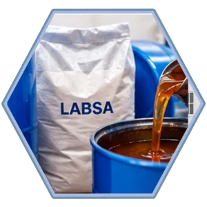 LABSA in metal drum for chemical use shipment for international trade