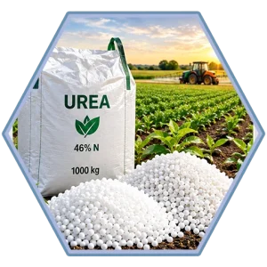 Urea 46% fertilizer in jumbo bag for agricultural use