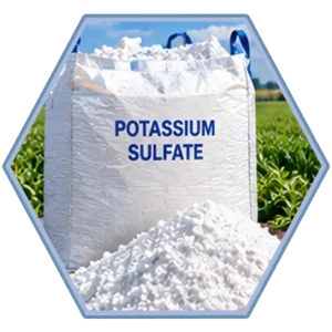 Potassium sulfate (SOP) fertilizer in jumbo bag for agricultural use